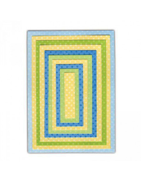 Sizzix Framelits Die Set 10PZ- Rectangles n2