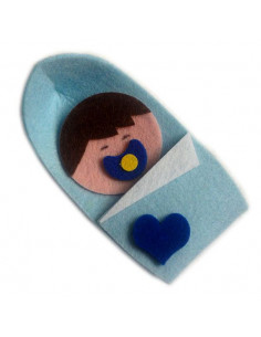 Fustella per feltro - Portaconfetti Baby