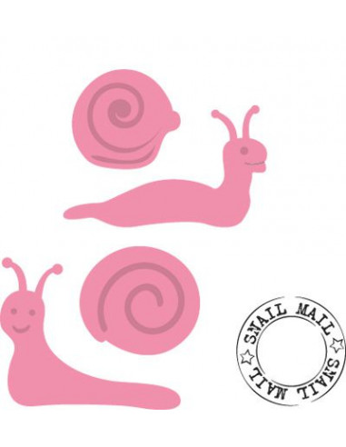 Marianne Design Collectables Dies & Clear Stamps - Snail Mail