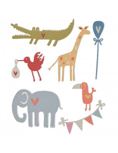 Sizzix Thinlits Die - Baby Animals