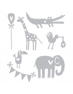 Sizzix Thinlits Die - Baby Animals 2
