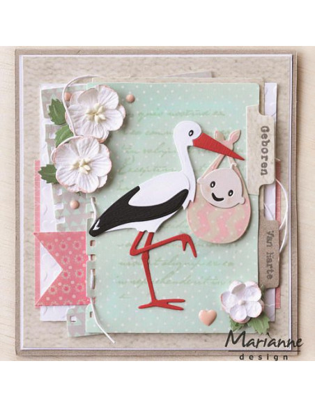 Marianne Design - Eline's Stork & Baby