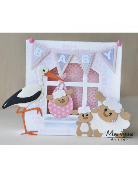 Marianne Design - Eline's Stork & Baby