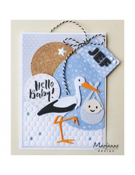 Marianne Design - Eline's Stork & Baby