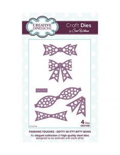 Fustella Dotty 3D Itty Bitty Bows