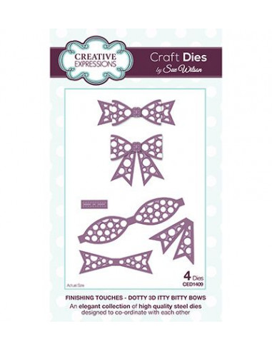 Fustella Dotty 3D Itty Bitty Bows