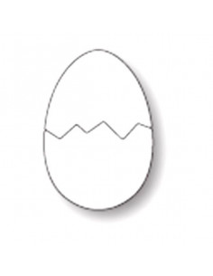 Fustella Memory Box Cracked Egg
