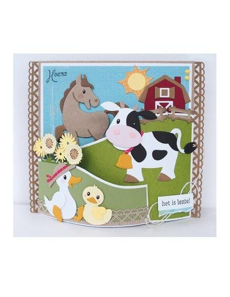 Marianne Design Eline's duck family COL1428