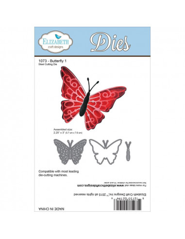 ELIZABETH CRAFT DIE - BUTTERFLY 1 EC1073