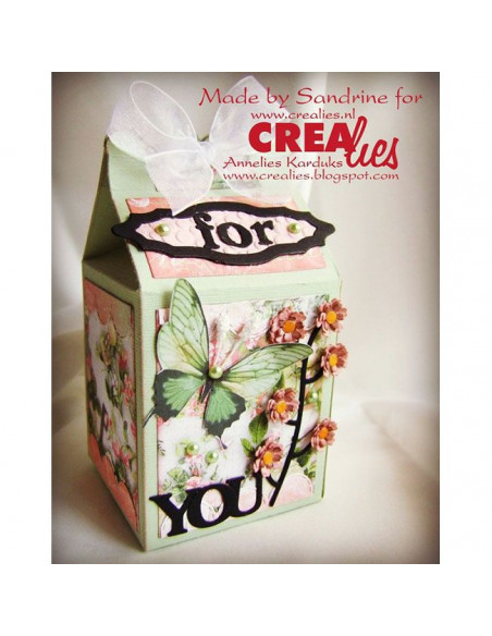 Fustella Crealies Create A Box n6, Busta Latte CCAB06