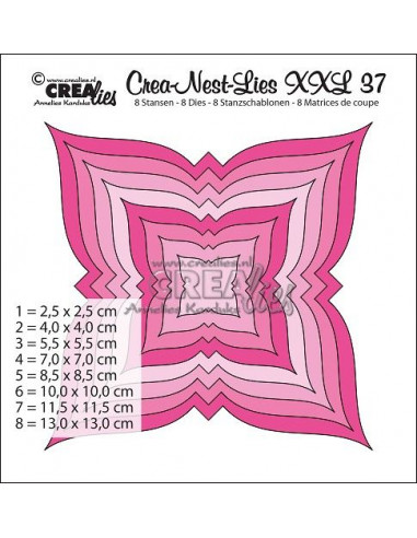 Fustella Crea-Nest-Lies XXL dies n.37 CLNestXXL37