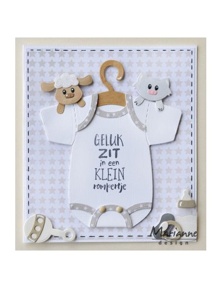 Marianne Design Eline's baby onesie COL1419