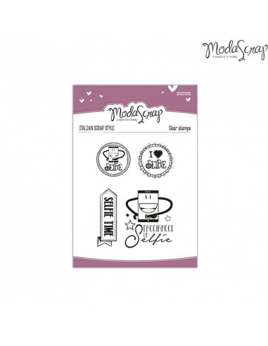 ModaScrap Clear Stamps MSTC 1-004 - Sentiments n.04