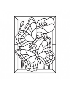 Sagoma embossing Butterfly Mosaic EB12-8389