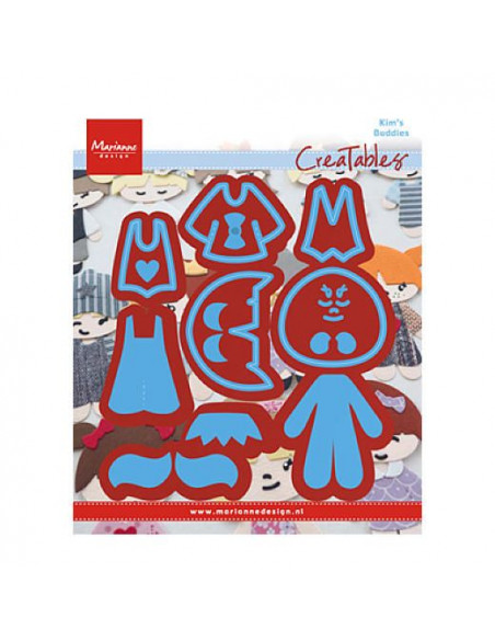 Fustella Marianne Design Kim's Buddies LR0474