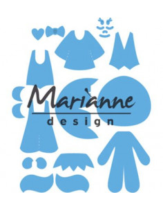 Fustella Marianne Design Kim's Buddies LR0474 2