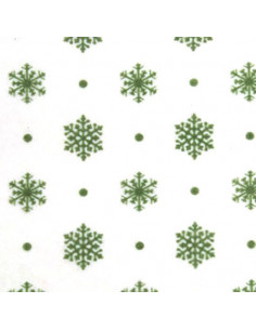 Rotolo Feltro Stampato Renkalik FIOCCO Latte-Verde