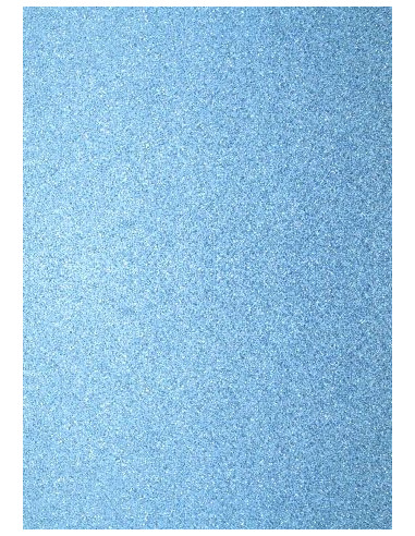 Foglio A4 Glitter CELESTE 200gr