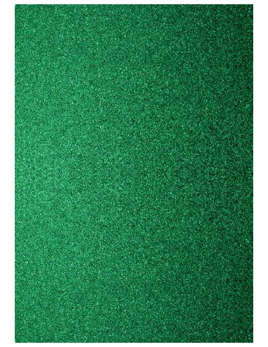 Foglio A4 Glitter Verde 200gr