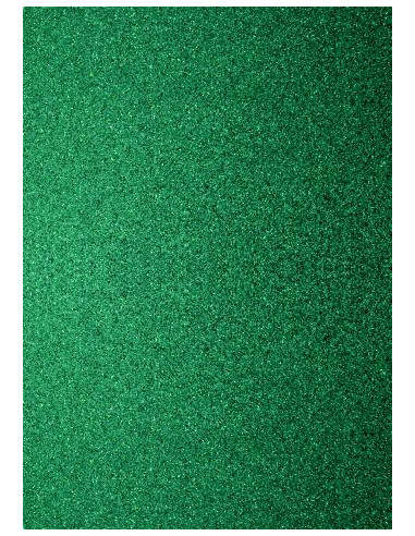 Foglio A4 Glitter Verde 200gr