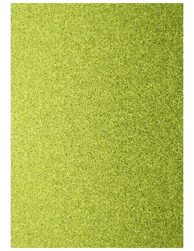 Foglio A4 Glitter Verde Lime 200gr