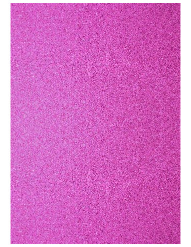 Foglio A4 Glitter Fucsia 200gr