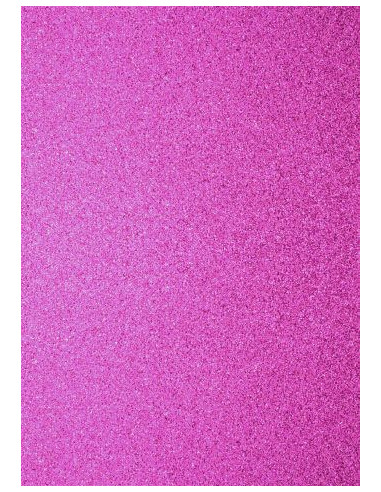 Foglio A4 Glitter Fucsia 200gr