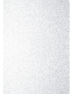 Foglio A4 Glitter Bianco 200gr