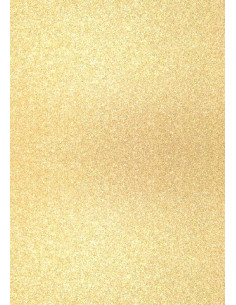 Foglio A4 Glitter Oro Chiaro 200gr
