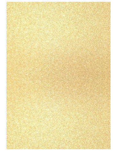 Foglio A4 Glitter Oro Chiaro 200gr