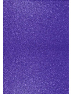 Foglio A4 Glitter Viola 200gr