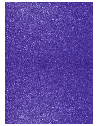 Foglio A4 Glitter Viola 200gr