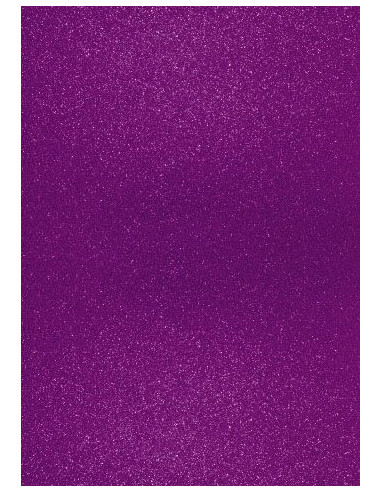 Foglio A4 Glitter Magenta 200gr