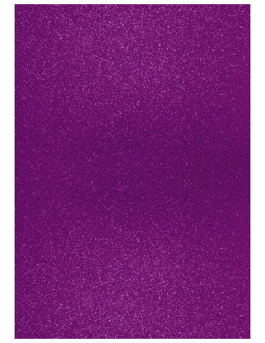 Foglio A4 Glitter Magenta 200gr