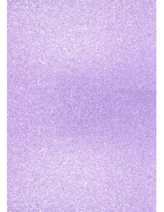 Foglio A4 Glitter Lavanda 200gr