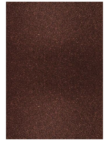 Foglio A4 Glitter Moca 200gr