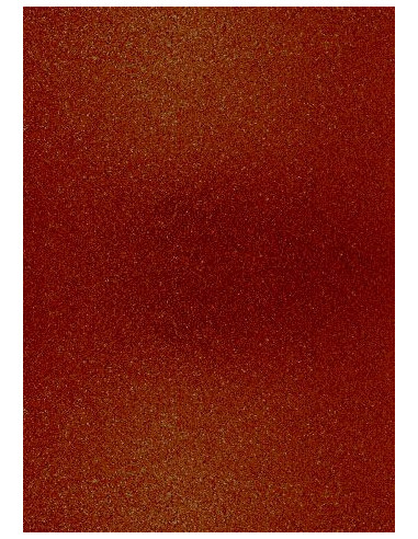 Foglio A4 Glitter Rame 200gr