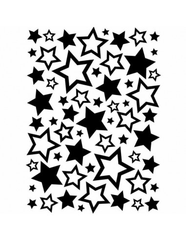 Libretto Embossing - Stars Assortment EB1218-63