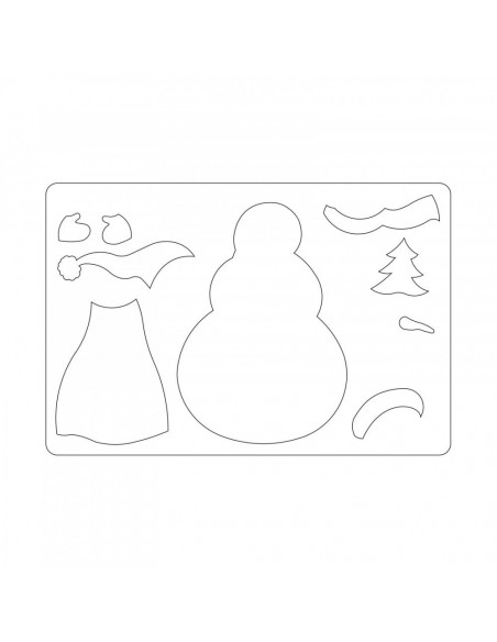 Fustella Sizzix Bigz L - Snowman 660084