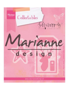 Fustella Marianne Design - Tag cervo e stelle COL1442 2