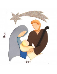 Fustella per feltro - Sacra Famiglia XL DF171102 2