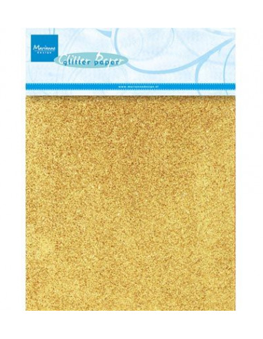 Set 5 Fogli A5 Glitter Oro 250gr