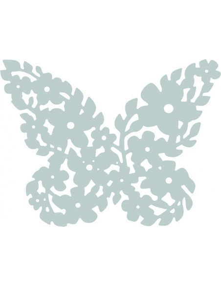 Fustella Sizzix Thinlits Floral Butterfly 661743