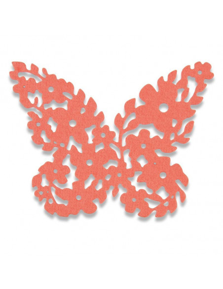 Fustella Sizzix Thinlits Floral Butterfly 661743