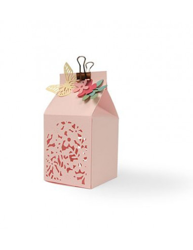 Fustella Sizzix Thinlits Set 6Pz - Floral Favour Box 662857