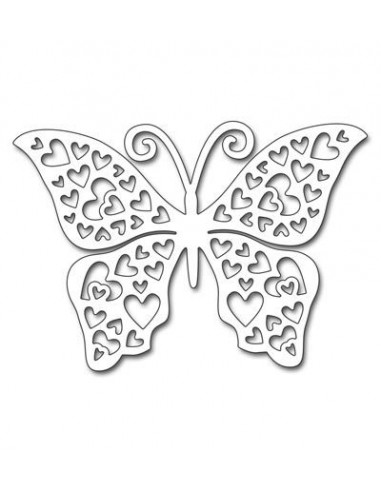 Fustella - Hearts Butterfly 51-297