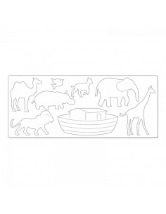 Fustella Sizzix Bigz XL - Arca di Noè con animali A11054 2
