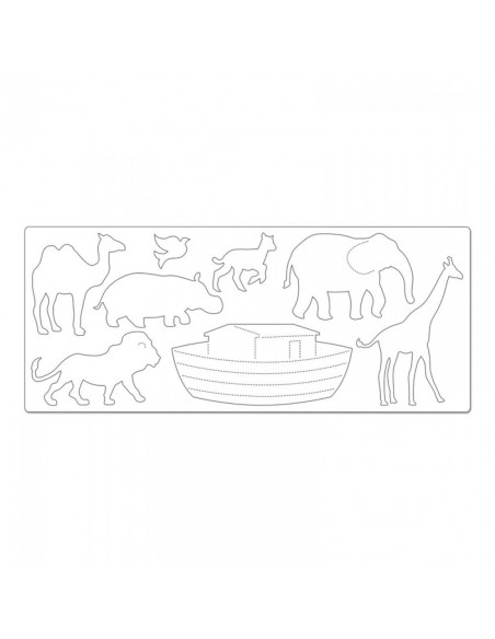 Fustella Sizzix Bigz XL - Arca di Noè con animali A11054
