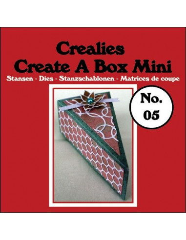 Fustella Crealies Create A Box Mini: scatola mini CCABM05