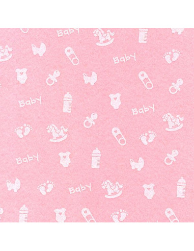 Foglio FELTRO 30x40cm 1mm Baby piccolo Rosa 25017936